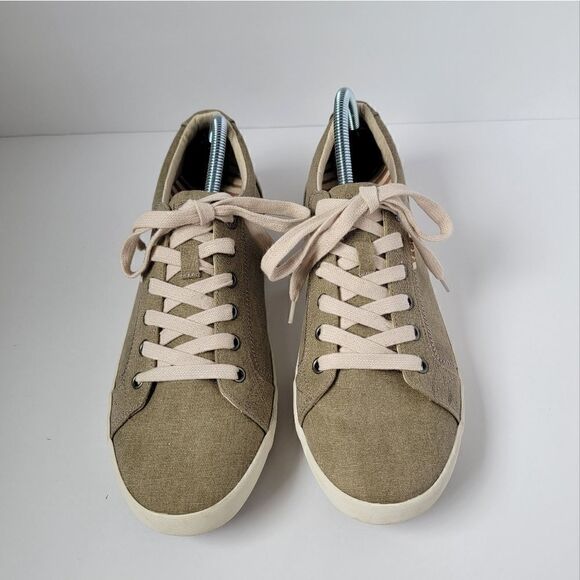 Taos Star Khaki Canvas Sneakers 11 - Picture 1 of 9